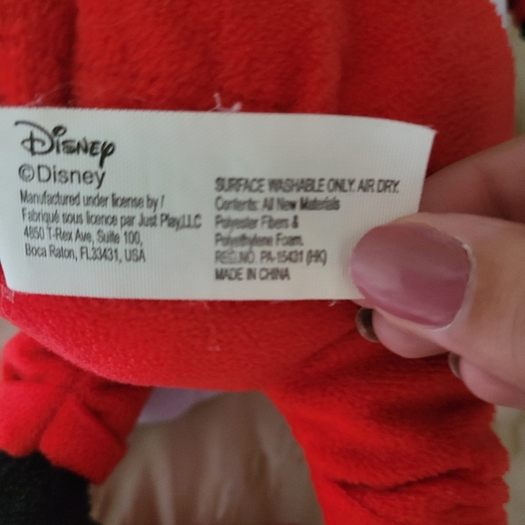 Disney Valentine Mickey Mouse Large 19” Plush Stuffed Animal - Picture 5 of 5